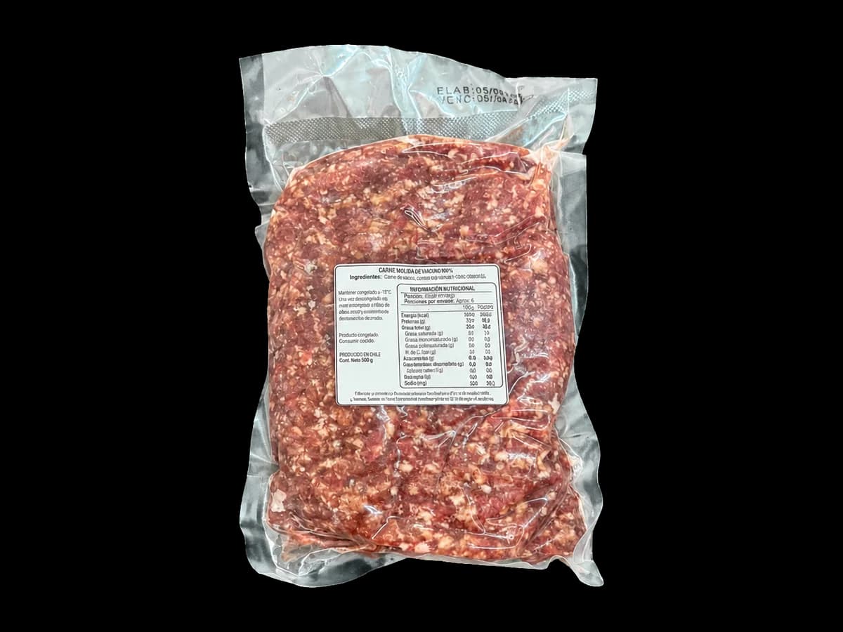 Carne molida de vacuno por mayor — Punto Carnes